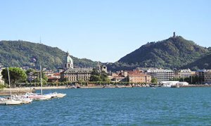 Stadt Como und der Comer See